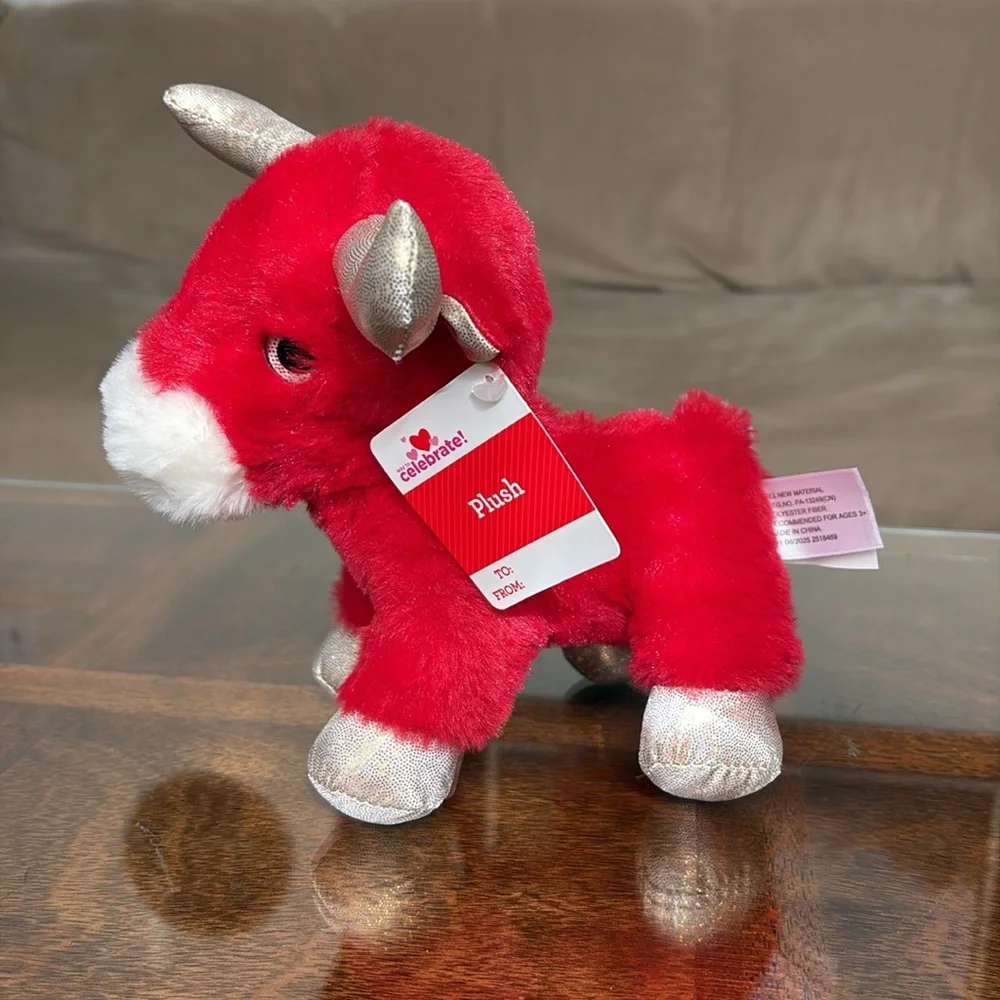Red Cow Plush Farm Barn Animal Way To Celebrate  New
